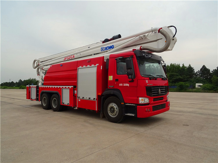 XCMG Official 32m Small Fire Truck JP32C4 multi-functional water and foam tower fire trucks for sale